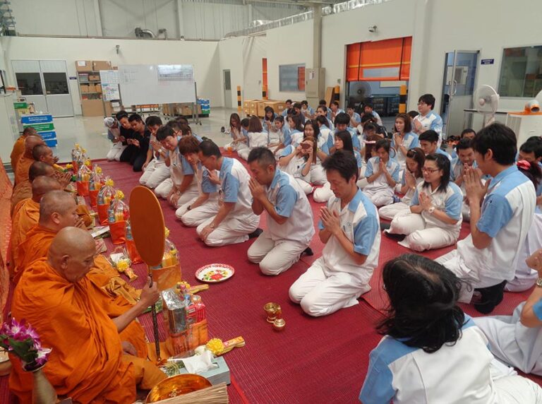 Buddhism Ceremony at Amata Plant